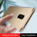Uonevic Shell of soft transparent mobile phone Hua airbag anti-shock transparent plus Fifty percent discount A018 A6Plus 2alaxy for Samsung GA6 A8 8plus Haoming protective case base. 
