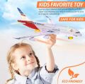 Airplane Toys for Kids, Bump and Go Action Airbus A380 Model Airplane Toy for Boys and Girls with Flashing Light Up, Real Jet Sound – Battery Powered Electric Plane. 
