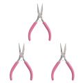 3X Round Concave Plier Wire Looping Plier Mini Precision Plier Wire Bending Tools for DIY Jewelry Making Hobby Projects. 