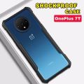 OnePlus 7T Bumper Shockproof Clear Case Cover Casing. 
