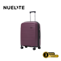 NUELITE Stansted 20 Inch Cabin Luggage | 8-Wheel Spinner Trolley Bag | TSA Lock, Anti-Theft Zippers, Expandable Hard Shell Polypropylene Suitcase. 