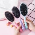 4pcs/set Hair Care Styling Tools Candy Colors Massager Comb Mirror Set Anti-slip Soft Makeup Mirror Hairbrush Set Cute Rabbit Design Cartoon Handheld Mirror Comb Set Travel. 
