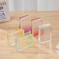 Acrylic Mini Photo Frame Kpop Photocard Holder Magnetic Idol Card Display Stand Picture Collect Book Cute Photo Protector Decor. 