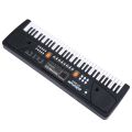 BIGFUN 61 Keys USB Electronic Organ Kids Electric Piano with Microphone Black Digital Music Electronic Keyboard with LED Display-black. 