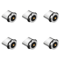 Sptrry6PC Round Magnetic Cable Plug 8 Pin Type-C Plugs Fast Charging Phone Magnet Charger Plug. 