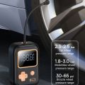 150PSI Car Air Pump Cordless Handheld Air Compressor Portable Electric Tire Inflator with LED Light Auto-Off Function for Car Motorcycle Bicycle Tires Balls. 