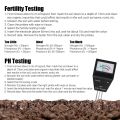 Portable 2-in oil pH fertility analyzer. 