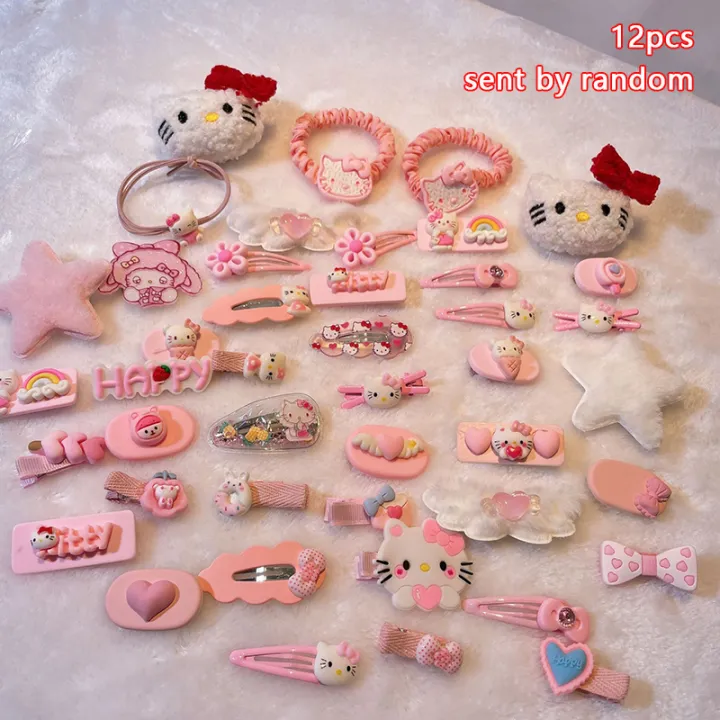 6/12/19/21Pcs%20Kawaii%20Hairpin%20Cartoon%20Student%20Hair%20Clip%20Children's%20Hair%20Accessories%20Gift%20For%20Girls%20Cute%20Barrette%20-%20Image%206
