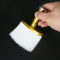 OUMERY Barber NeCk Duster Cleaning Face Hair Brush for Hair Cutting SweePing Brushes Cleaner Barber AccESSories Tool Gold. 