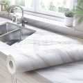 5M*60CM Kitchen Marble Sticker Oil Proof Waterproof Paper Back splash Sticker Roll Stove Cabinet Liner Decor Self Adhesive Wallpapers. 