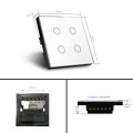 Tuya 4 Gang Smart WIFI Switch Compatible with Alexa Google Home. 