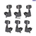 Difutagui 6pcs Sealed Guitar String Pegs Locking Tuners 3L3R Tuning Pegs SPortable New style tring Tuner Acoustic Guitar Tuner Machine Head Knob 3Left 3Right. 