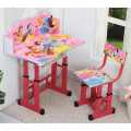 Table/Metal And Wood Study Table And Chair Set For Kids/table-chair. 