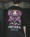 Ronin Merch Unisex Summer Cotton Tshirt Black Zoro Ashura Print. 