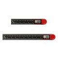 Portable Inclinometer Digital Angle Meter Inch Metric Scale 360 Degrees Digital Angle Ruler 2-in- 200/300mm Electronic Goniometer Protractor Wood Measuring Tool. 