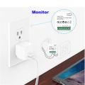 2X Tuya Smart Life ZigBee Switch Electricity Energy Monitor KWh Din Rail 16A Socket Mini Module. 