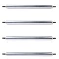NCANRUI 4X 25mm x 300mm Carboon Steel Assembly Line Conveyor Roller. 