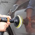 Wenefang Car Polishing Pad Soft Wool Pad Waxing and Polishing Locomotive Portable Body Polishing Disc Cleaning Scratch Removal Tool 3/4/5 Inch. 