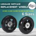 1Set Durable Replacement 40mm/43mm/54mm/60mm/64mm/70mm Axles Repair Kit Travel Luggage Wheels Suitcase Parts Axles With Screw. 