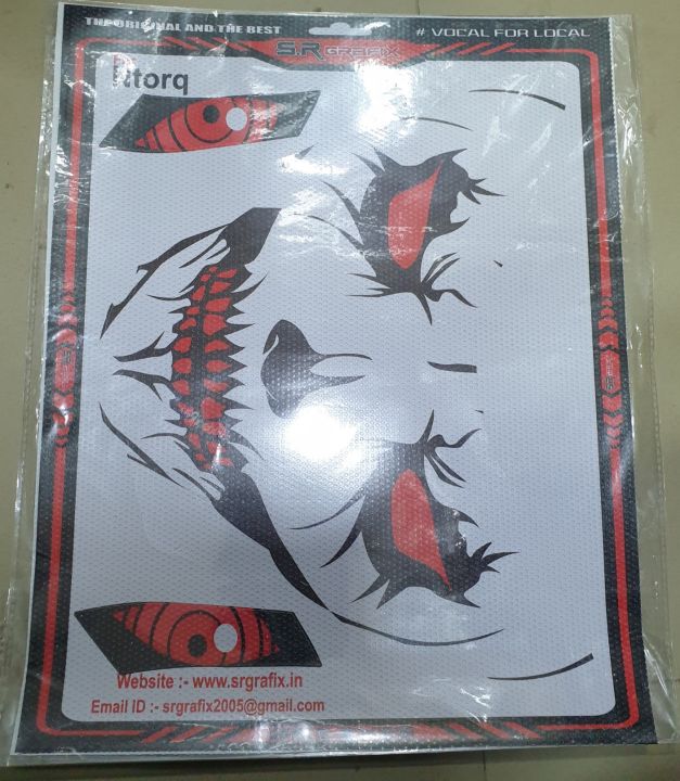 Head light Glass Eye Stricker For Tvs N-Torqe