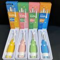 Wenefang Children Electric Toothbrush Soft Bristles Cute Little penguin Cartoon Replace Brush Head Baby Kids Dental Oral Hygiene Care. 