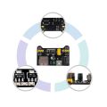Electronic Component Kit with Resistor Transistor RGB Capacitor LED Buzzer Switch Potentiometer for Arduino Nano. 