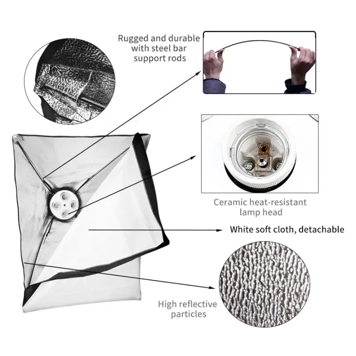 2%20PACK%20Softbox%20Light%20Box%20Tripod%20Stand%2050x70%20Cm%20For%20Photography%20Lighting%20Kit%20Studio%20-%20Image%207