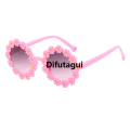 Difutagui High Quality [ New ] Outing Spring Sunglasses Trendy Cute Children Portable Daisy Glasses Children's Sunglasses Girl Cute Flowers Sunglasses. 