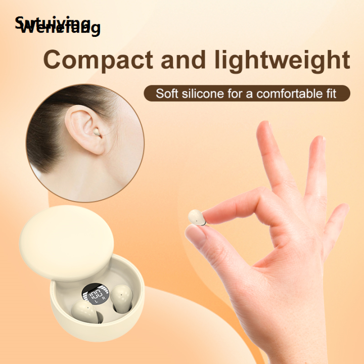 Wenefang%20Sutuiying%20true%20wireless%20headphones%20Bluetooth%205.4%20Wireless%20Earphones%20Small%20Fifty%20percent%20discount%20Bargain%20price%20Earbuds%20Sleeping%20Sport%20Invisible%20Headp%20Extra%20Long%20Endurance%20-%20Image%206