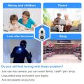 V380 Pro Dual Lens Dual Screen E27 Bulb Camera Two Ways Audio Color Night Vision Smart Home Security Wireless WIFI Indoor Camera. 