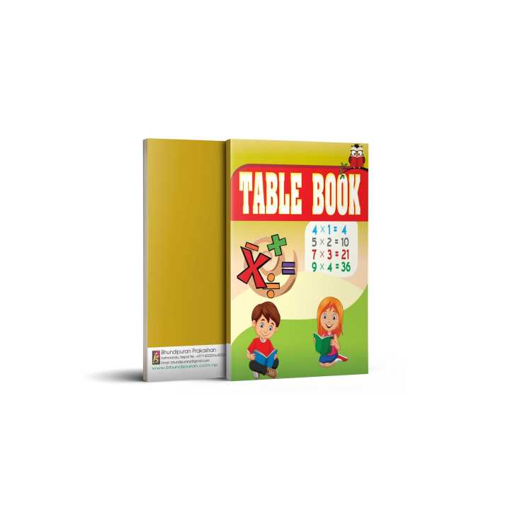 Table Book (Children's Learning Material) : Bhundipuran Prakashan