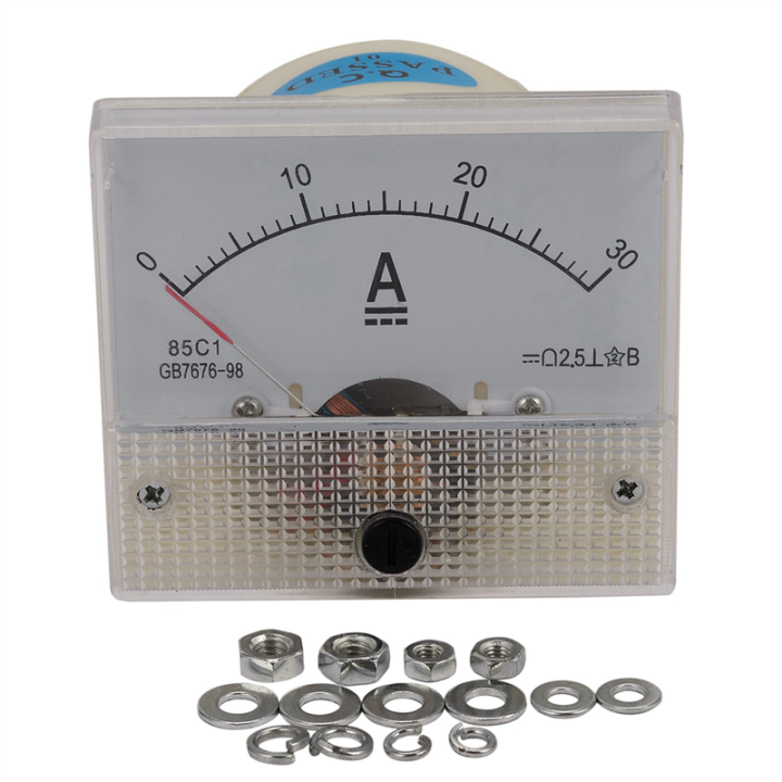 fasdaga%205X%2085C1-A%20Dc%20Analog%20Ampere%20Meter%20Panel%20Meter%20Gauge%2030A%20Amp%20Gauge%20Current%20Mechanical%20Ammeters%20-%20Image%208