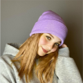 Winter Free Size Purple Cap For Women And Girls / Durable Winter Cap For Girls. 