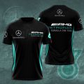 New style 3D T-shirt for the new Mercedes F1 AMG Petronas Team AOP. 