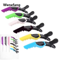 Wenefang 9PCS Alligator Clips and Steel Pins Pointed Tail Picking Comb Sales promotion Heat-resistant Anti-static Supplies Professional Hairdressing. 