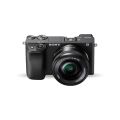 Sony Alpha ILCE-6400L 24.2MP Mirrorless Camera with 16-50mm Lens  with Free Bag and 16 Gb Card - Black. 