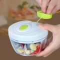 Crank Chop Food Chopper And Processor Deluxe With Japanese Blades - Chop Dice Puree Vegetables Onions Tomatoes Garlic Meats And Nuts In Just Seconds For Delicious Meals. 