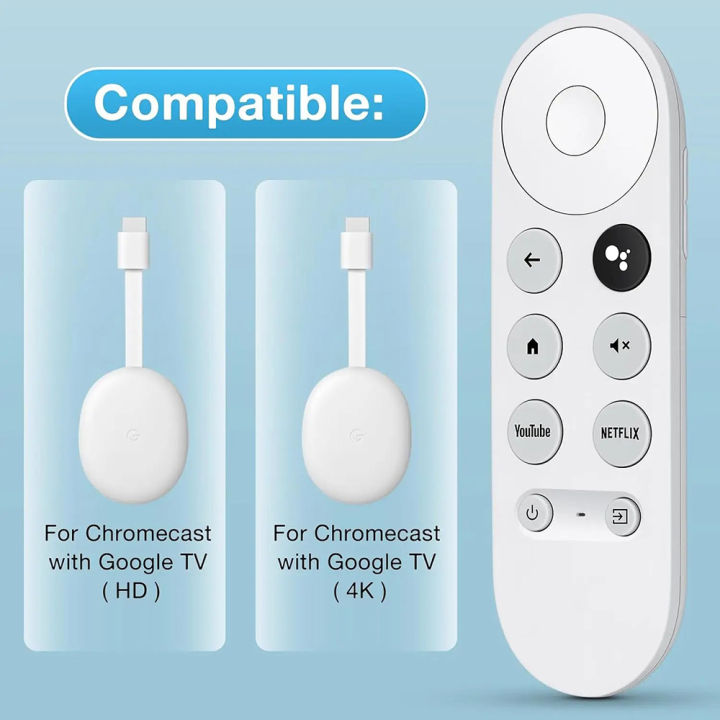 NEW%20Replacement%20Voice%20Remote%20Cotrol%20Compatible%20with%20Google%20Chromecast%204K%20Snow%20G9n9n/GA01409-US/GA01919-US/GA01920-US/Ga01923/Ga02463%20-%20Image%203