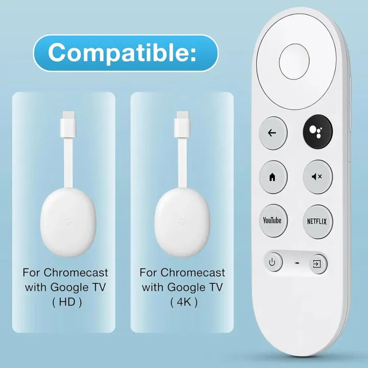 NEW%20Replacement%20Voice%20Remote%20Cotrol%20Compatible%20with%20Google%20Chromecast%204K%20Snow%20G9n9n/GA01409-US/GA01919-US/GA01920-US/Ga01923/Ga02463%20-%20Image%203