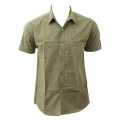 Flower Printed Cotton Casual Short Sleeve Shirt For Men - Deep Green | Fashion Printed Half Shirt For Men. 