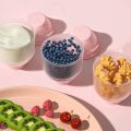 Cute Shape 3 Layers Baby Milk Powder Box Compartment Sealed Kids Snack Container BPA Free Stackable Portable Formula Dispenser Travel. 