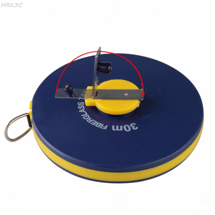 MRK3C 10/15/20/30/50/100 Meter High-Precision Glass Fiber Measuring Tape Disc Flexible Ruler Engineering Land Measuring Tools