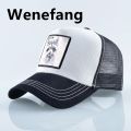 Wenefang Spring Summer Baseball Cap With Lion Embroidery Patch Snapback Luxury Trucker Caps Men Women Drake Baseball Hats Four Season Sun Hat. 
