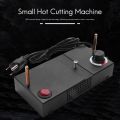 Small Hot Cutting Machine Ribbon Manual Hot Cutting Machine Cutting Hot Rope Electric Thermal Cutter US Plug. 