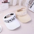 Wenefang Summer Sun Hats Men Women Adjustable UV Protection Top Empty Sales promotion Hats Solid Sport Tennis Golf Running Sunscreen Baseball Cap. 