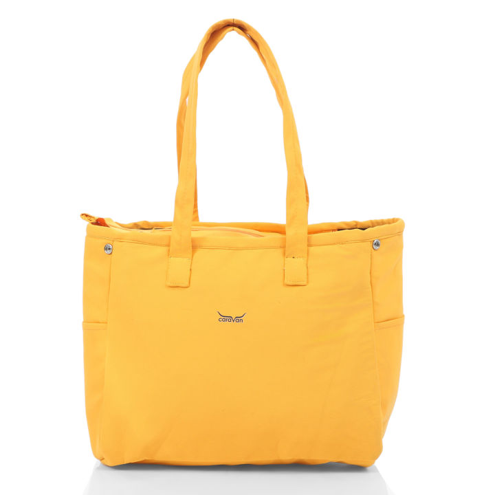 CARAVAN%20-%20Dark%20Yellow%20Color%20Tote%20Bag%20for%20Women%20(%20CRV%20340%20)%20-%20Image%204
