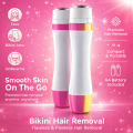 Bikini Hair Remover / Battery operated / Electric Facial Hair Remover / chargeable with type c. 