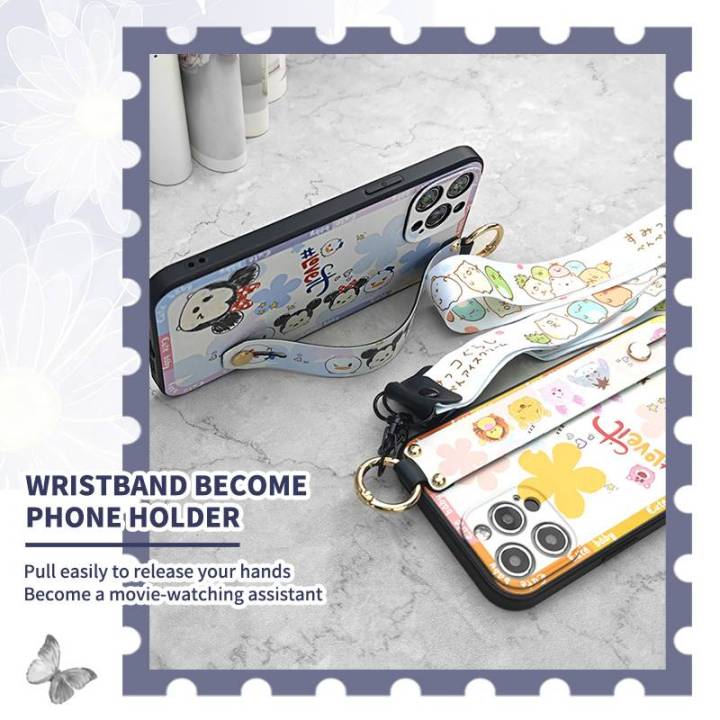 Back%20Cover%20Protective%20Phone%20Case%20For%20infinix%20GT%2030%20Pro/X6873%20Wrist%20Strap%20Silicone%20Fashion%20Design%20Cartoon%20Phone%20Holder%20-%20Image%202