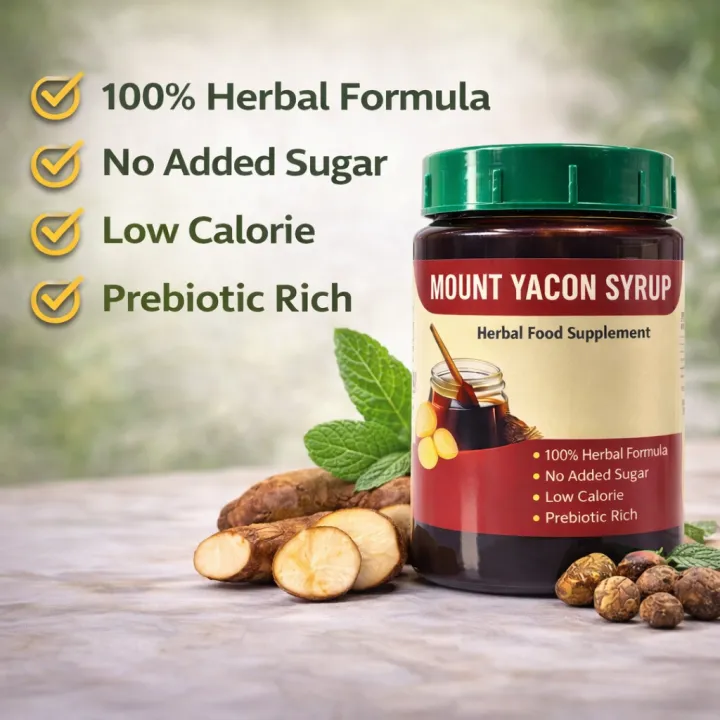 Mount Yacon Syrup 250g – 100% Herbal Prebiotic Syrup | Healthy Sugar ...