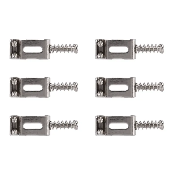 FORIDE%204X%20Guitar%20Bridge%20Saddles%20Roller%20Tremolo%20for%20Strat%20Tele%20Electric%20Guitar%20Accessories%20Silver%20-%20Image%204